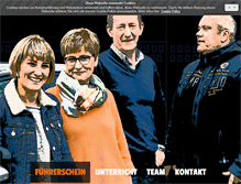 Tablet Screenshot of fahrschule-mittelfeld.de